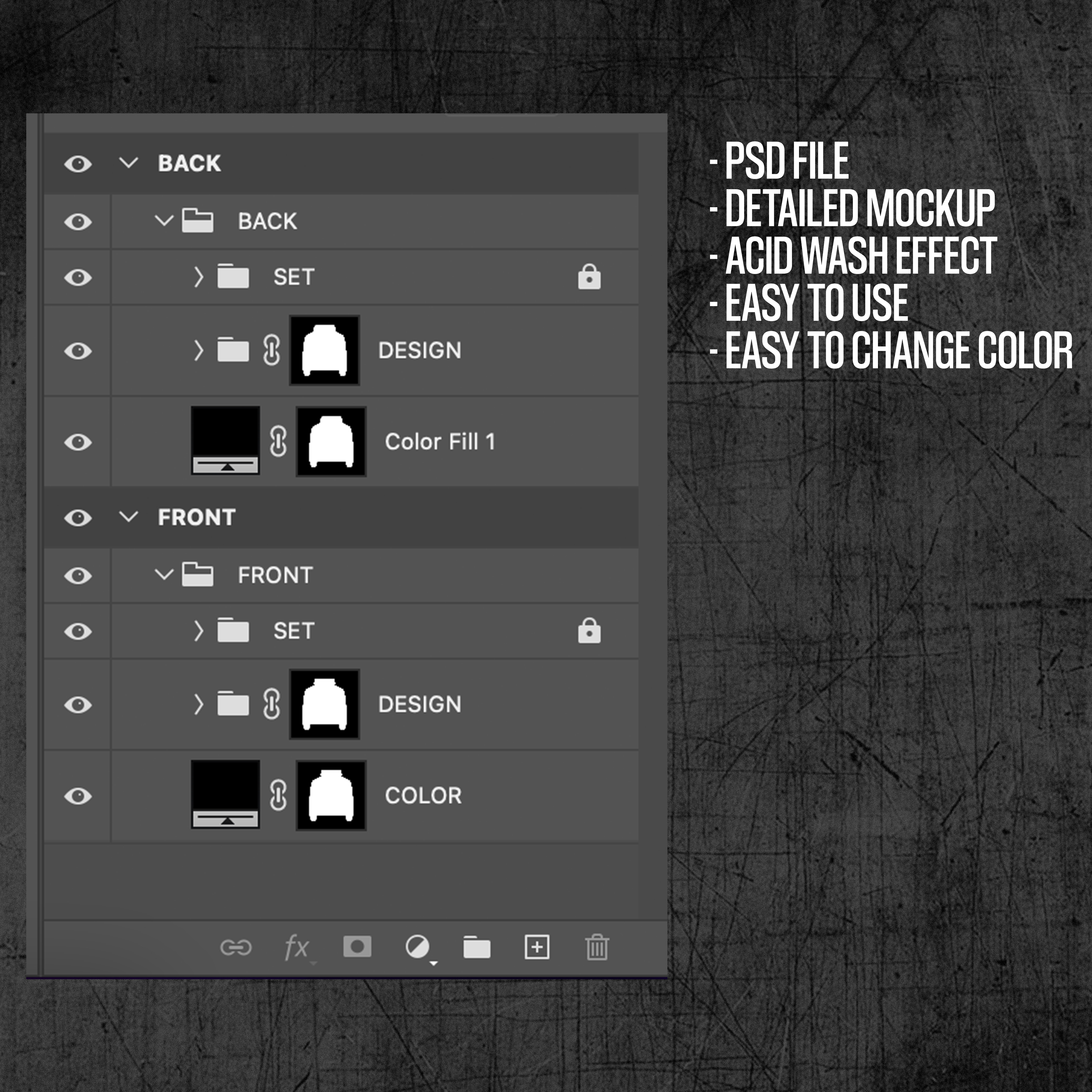 Zip Up Mockup- Whoisdracooo